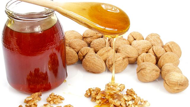 honey and nuts to boost