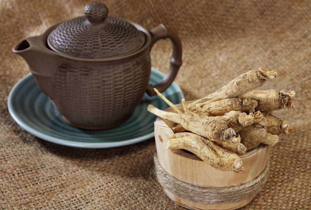 decoction of ginseng and cinnamon in honey to improve potency