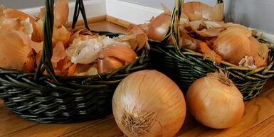 Onion peels to increase power